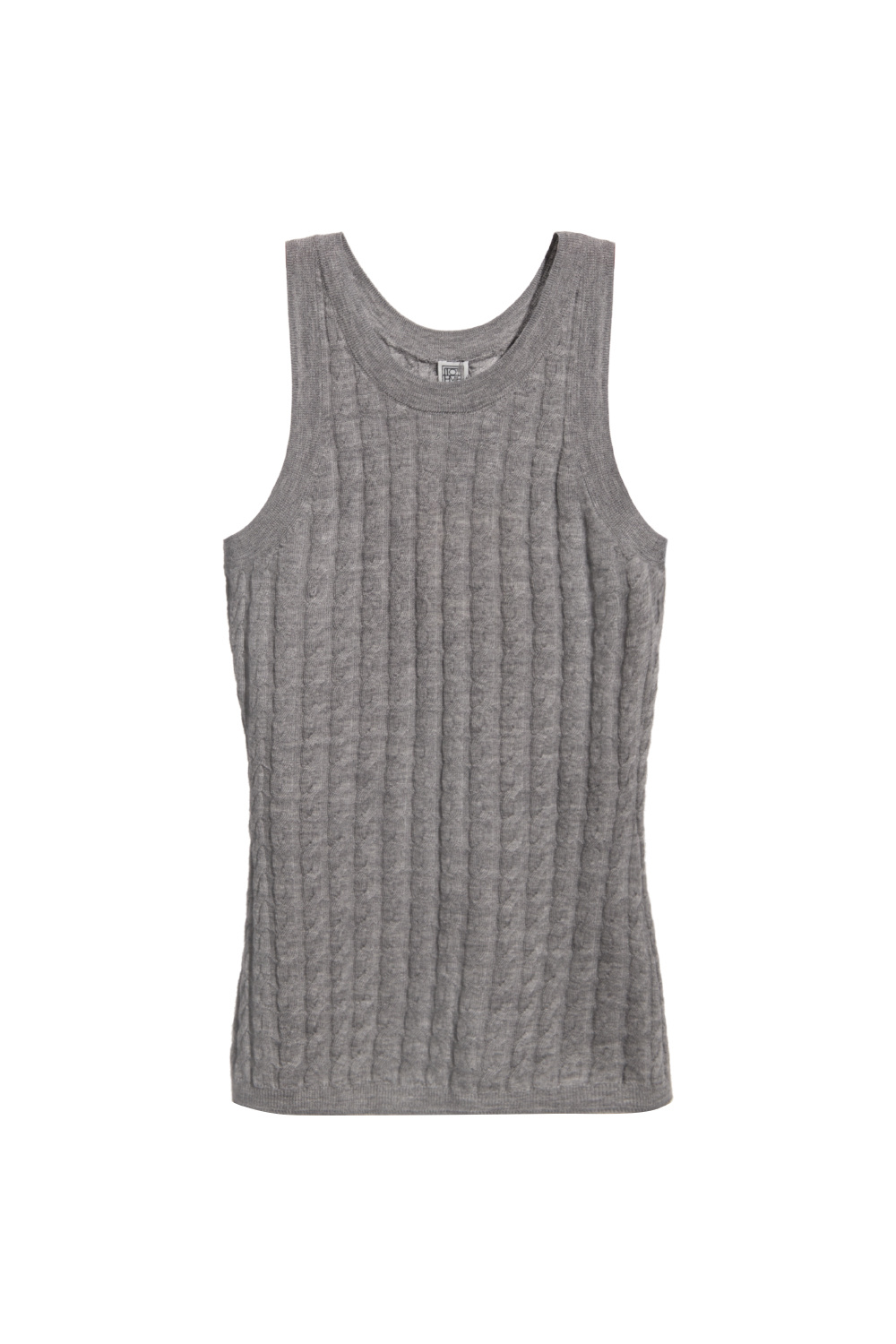 【Toteme】オーガニックコットン Ribbed Top 送料関税込 オーガニックコットン強撚天竺トップス(カットソー)｜トップス